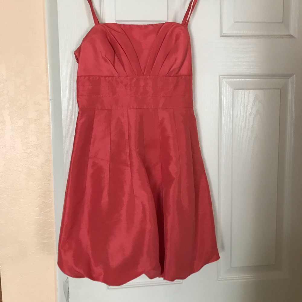 Beautiful Salmon Short Sleeveless Dress. Large